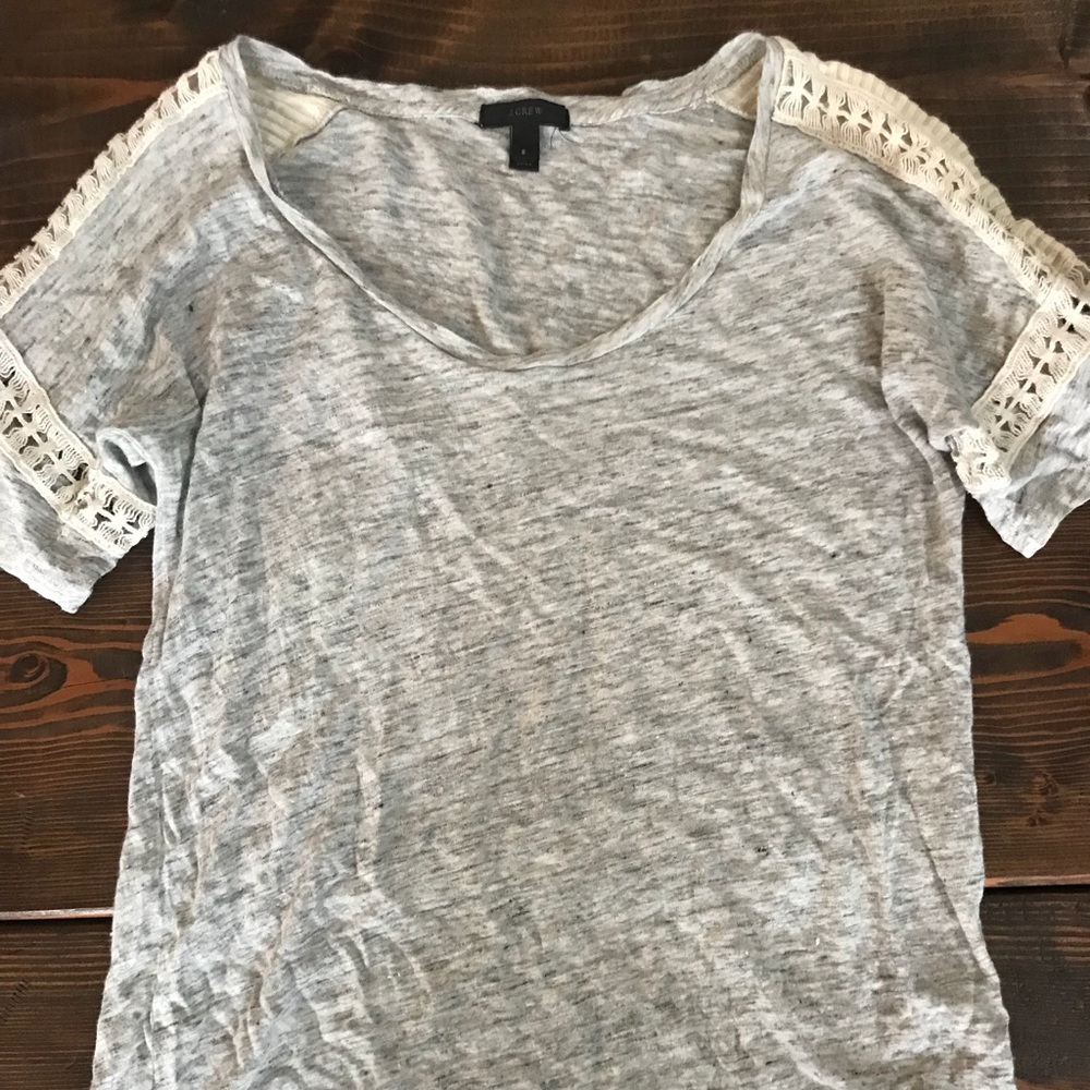 J crew Embroidered T Sm
